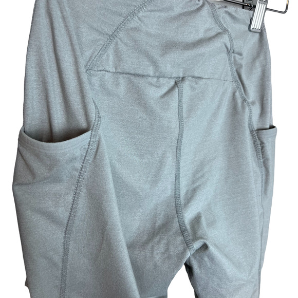 GymShark Dry Moisture Management Leggings Side Pockets Workout Gray‎ - Picture 6 of 9